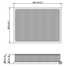 Air filter Totachi TA-1390