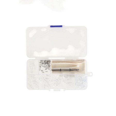 A set of tools for repairing glasses screwdriver, tweezers, screws, rogues 70 pcs.-1