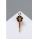 Icon "syringe" carpol mini, red color in gold