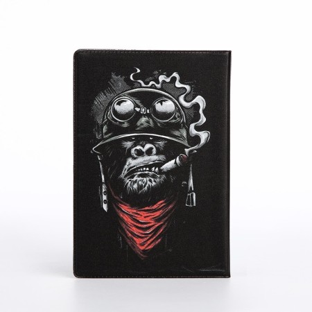 Cover for passport, black color-1