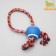 A cable toy with a ball and adjustable rope, up to 100 g, a mix of flowers