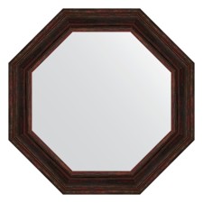Mirror in the baguette frame, dark Provence 99 mm, 79.2x79.2 cm