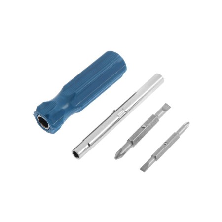 Slate Combined Tundra, 4 in 1, plastic handle, PH1/SL4 PH2/SL5 x 75 mm Mix-8