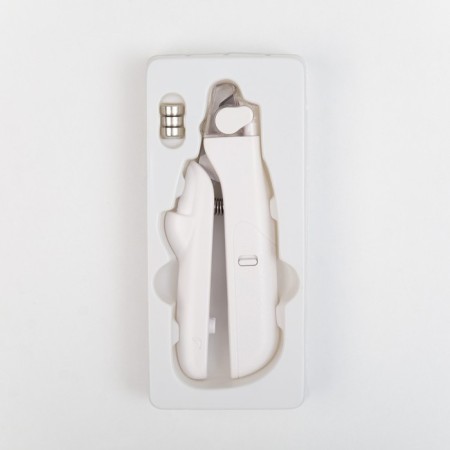 Smart animal clawers, with a file, LED flashlight and a claw container, on batteries-9
