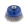 Metal brush for ushm tundra, "cup", M14, 100 mm