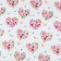 Glossy packaging paper "Flower hearts", 70 x 100 cm