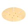 Ceiling base 0991/034, 2.5x24x60 cm, gold color