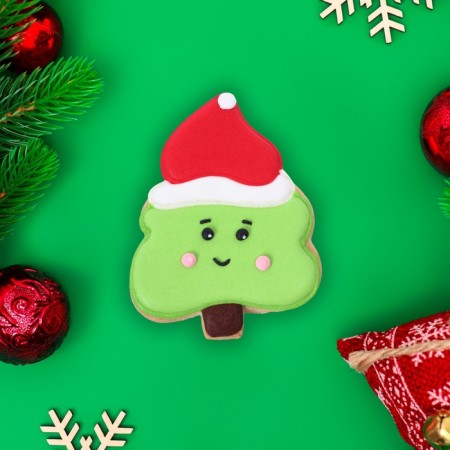 New Year. Cookies "Christmas tree decoration" 35 gr (1 Cor = 15 pcs)
