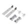 A set of rollers for sliding doors-cape Trodos with a QD-326 latch, end mount