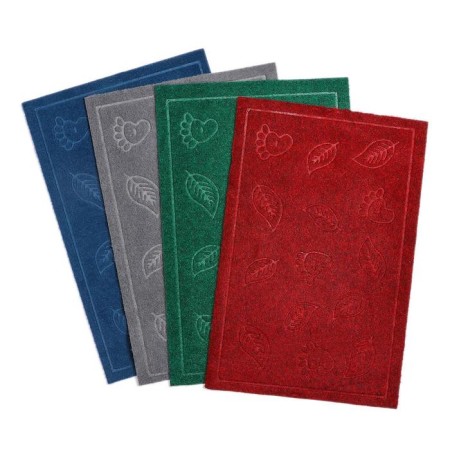 Mat with a moisture -fingering shameless bunkering “legs and leaflets”, 38 × 58 cm, mix color-5