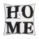 Decorative pillowcase "Ethel" Boho Home, 45x45 cm, black color