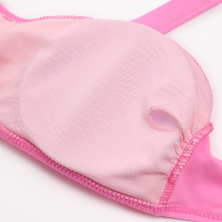Separate Minaku swimsuit with rhinestones pink color, size 48-8