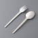 Set of disposable dishes "Fork, spoon"