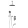 The shower system wasserkraft a175868, built -in, tropical shower, shower, chromium