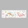 Sticking plastic interior color "Colorful sea dolphins" 30x90 cm