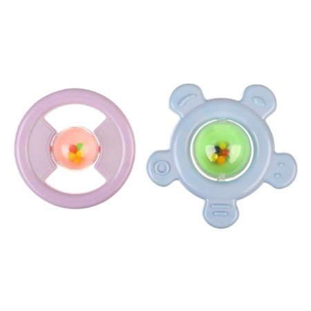 A set of rattles "Tenderness: steering wheel", 2 pcs., I crush me-1