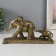 Souvenir Polystone "The elephant with an elephant on a walk" 21x8x10.8 cm