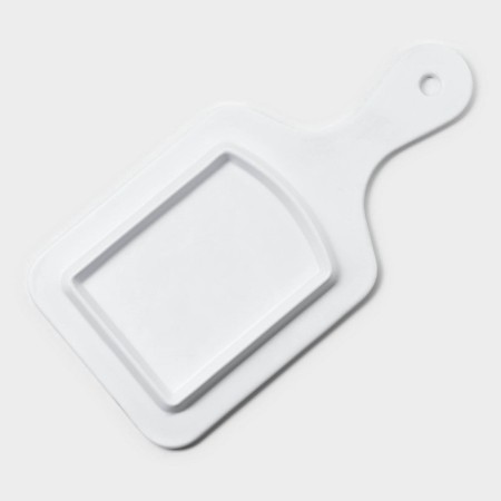 Serve dish "White East", 25.5 × 12.7 × 1.5 cm, white color-5