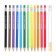 Pencils 12 colors automatic Erichkrause "Safari", hexagonal, plastic, super -furry neckline 3 mm, sharpener as a gift