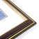 Photo frame Plastic "Office" 21x30 cm, dark brown/beech (287), with a leg
