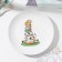 Plate "Giraffe", D = 18.5 cm