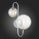 Sconces st. SL1124.101.02. Vinetto. 2x5 watts, G9, 4000k, 19.5x36 cm, chromium color