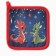 Set of kitchen. Dolyana "New Year's Duet": mittens 20x28 cm, severity 17x17 cm, 35% HL, 65% PE