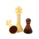 Chess 25 x 22 cm, King H-4.8 cm, Pig H-2.7 cm