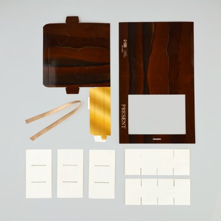 Box for 12 sweets with cells "tree" 18.5 x 13.5 x 3.5 cm-5