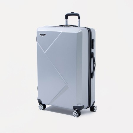 Big suitcase 28 ", code castle, silver color-2
