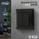 Luazon Lighting "Antei" switch, 10 A, 2 keys, hidden, black