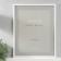 MDF photo frame "Nina" 40x50 cm, white (plastic screen)