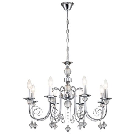 Suspended lamp 8x40W E14, size 68.5x68.5x58/105 cm
