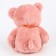 Soft toy "Bear" with a necklace, 20 cm, pink color