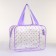 Lightning cosmetic bag, lilac color