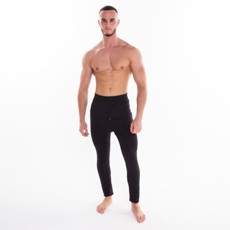 Male thermal underwear (pants), black color, size 52-54-1