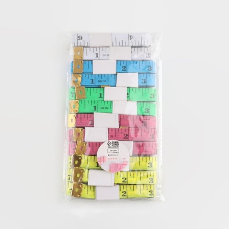 Portnovskaya centimeter tape, 1.2 × 150 cm (cm/inch), mix color-11