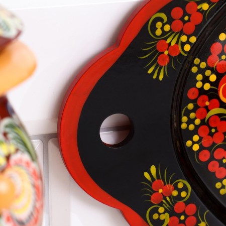 Tray "Kerzhensky", large, Khokhloma-1