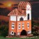 Aroma lamp house "Krantz", 15 cm, handmade