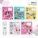 Notebook in a cage 12 sheets, 5 types of mix, cover coated cardboard, Minnie Mouse