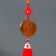 Suspension Plastic "CULE BAGUA" imitation of amber 1x5x33 cm