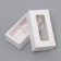Folding box for 2 sweets, white, 5 x 10.5 x 3.5 cm