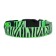 Collar with backlight tiger 3 glow modes Size S, Osh 22-40 x 2.5 cm Green