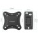 Kromax Corbel-3 Black 10 "-32" Max.25kg, wall turning and 107490