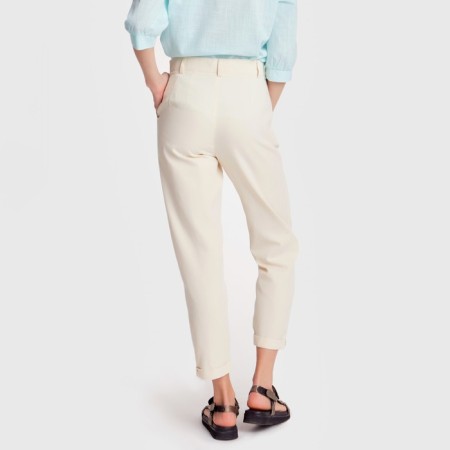 Women's pants Minaku: Enjoy Milk color, rr 42-4