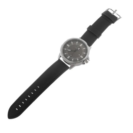 Men's wristwaters "ARANS" with calendar, D-4.5 cm, black strap-2