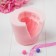 Silicone form for soap "mittens"