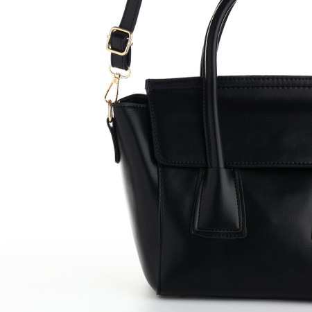 Women's bag with lightning, black color-5