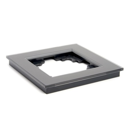 1-seater frame, glass, Stekker series Catherine, GFR00-7001-06, graphite-3