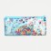 Cosmetic bag-penete on zipper, PVC, blue color